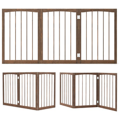 30 Inch Tall Wooden Pet Fence for Cats Small and Medium Dogs