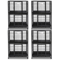 31" Two-Tier Dog Crate 46A