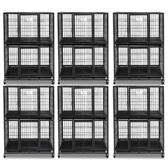 31" Two-Tier Dog Crate 46A