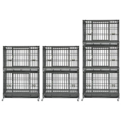 37" Stackable Heavy Duty Dog Crate 371D07