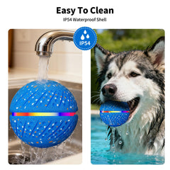 Interactive Dog Toys Ball, Smart Moving Bouncing Dog Ball With Colorful Lights, Automatic Moving, Bouncing And Rotating, E-TPU Material, Dogs Toy For Small Medium Dogs Keep Them Busy