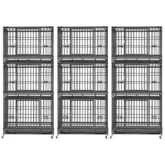 37" Stackable Heavy Duty Dog Crate 371D07