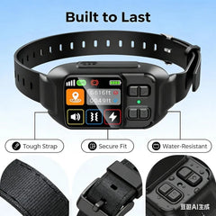 GPS Wireless Dog Fence Smart Adjustable Boundary Waterproof Collar Outdoor