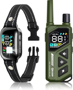Waterproof Dog Shock Collar for up to 3 Dogs 3300FT AI Bark IPX7 Rechargeable