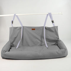High-end Car Dog Bed Dual-seat Rear Pet Kennel Mat Waterproof Car Safety Seat